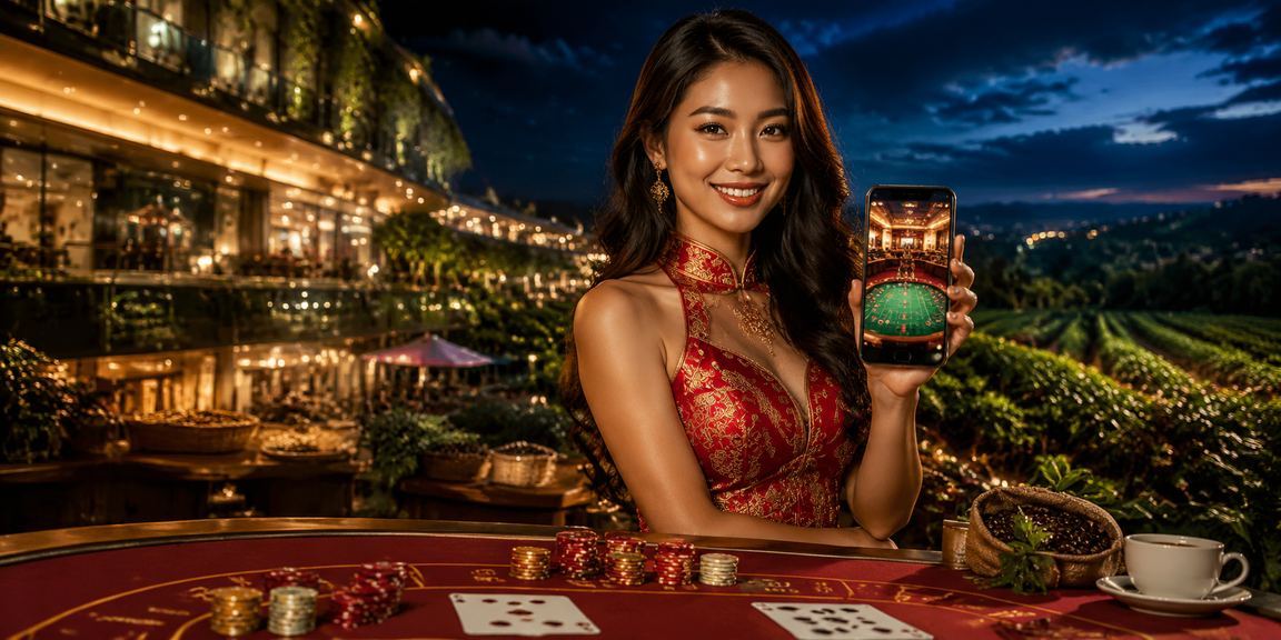 Ánh đèn neon khu vực giải trí casino tại TP. Hồ Chí Minh về đêm, phản ánh sức sống đô thị miền Nam