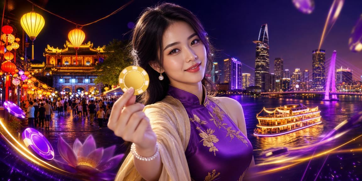Không khí chợ đêm Sài Gòn sôi động, nơi người dùng theo dõi kết quả thể thao và giải trí trực tuyến